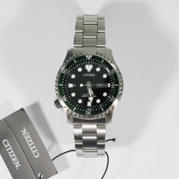 Citizen Promaster Sea Stainless Steel Automatic Green Bezel Watch - Picture 1 of 6